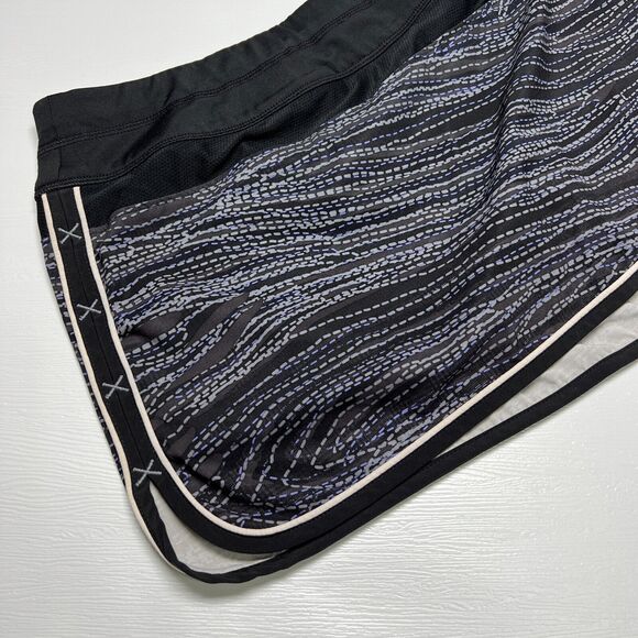 Athleta Ramp It Up Tennis Golf Skort SIZE 6 Black Gray Skirt with Liner Shorts - Picture 7 of 9